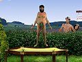 Nudist Trampolining
