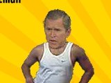 Джордж Буш на аэробике