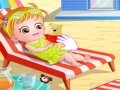Игра Малышка Хезель на пляже